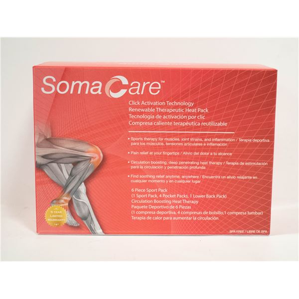 BRAND NEW SOMA CARE 6 PIECE SPORTS PACK OF