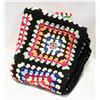 Image 1 : HANDMADE THROW GRANDMA SQUARES BLANKET