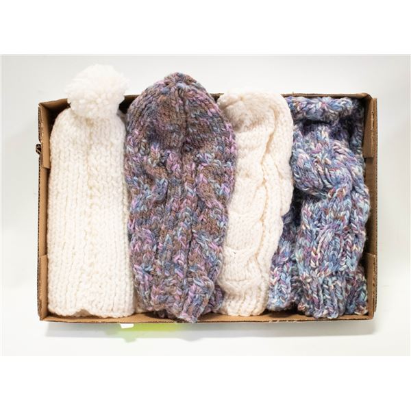 4 HANDMADE TOUQUES