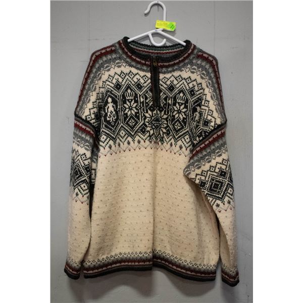 MENS NORGE 2000 HEAVY WOOL NORWEGIAN SWEATER