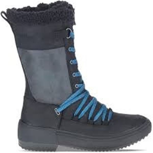 NEW WOMENS HAVEN TALL LACE PLR WP BLACK SIZE 8