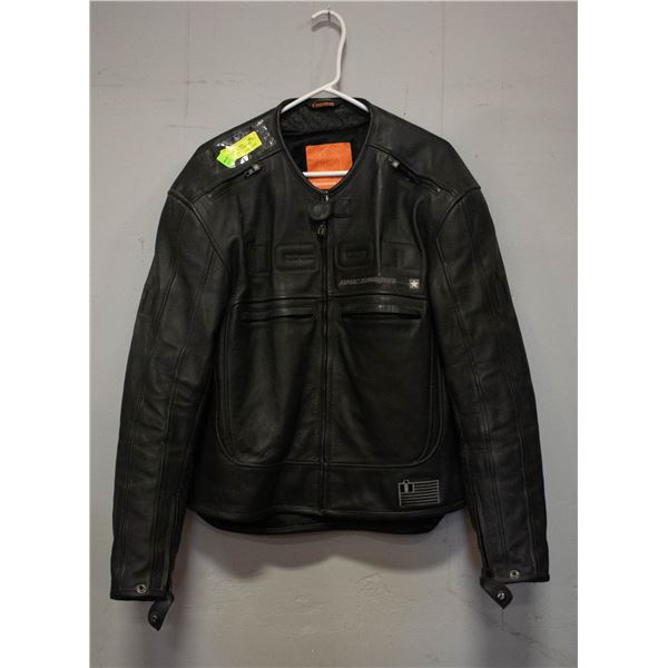 ICON LEATHER MOTORCYCLE JACKET SIZE 44-46