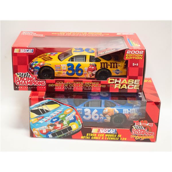 RACING CHAMPIONS M AND M’S CARS 1/24 SCALE