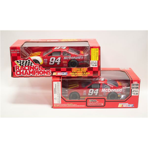 RACING CHAMPIONS MCDONALD’S CARS