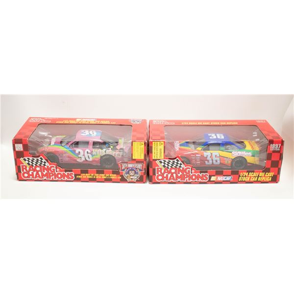 RACING CHAMPIONS SKITTLES CARS 1/24 SCALE