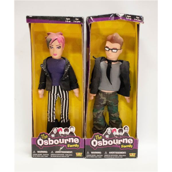 LOT OF TWO OZZY OSBOURNE FAMILY FIGURES