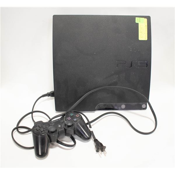 PLAYSTATION 3 WITH SONY DUAL SHOCK 3 CONTROLLER