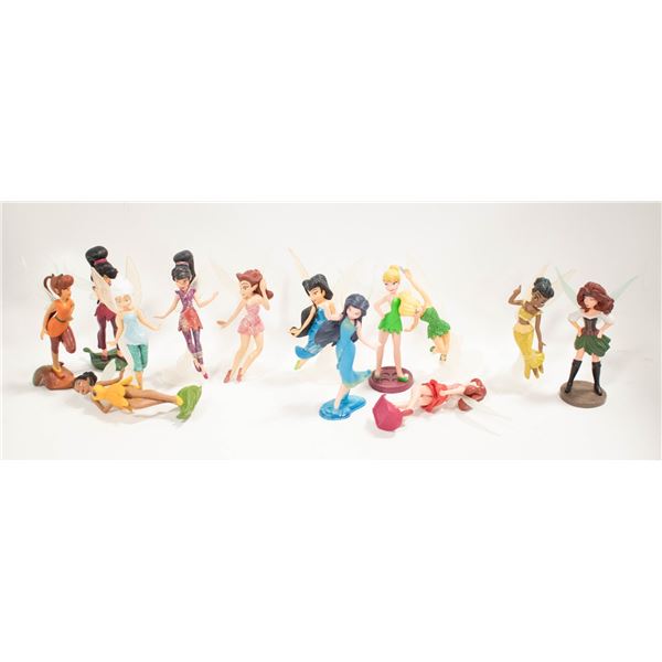 FLAT OF DISNEY FAIRY FIGURES INCLUDING TINKERBELL