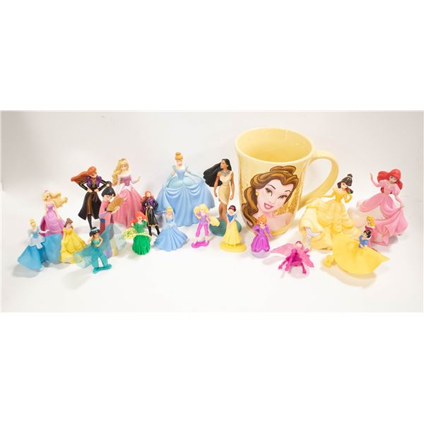 FLAT OF DISNEY PRINCESS FIGURES