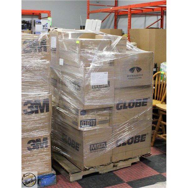 PALLET OF ASSORTED PPE MAY INCLUDE: SAFETY GLASSES