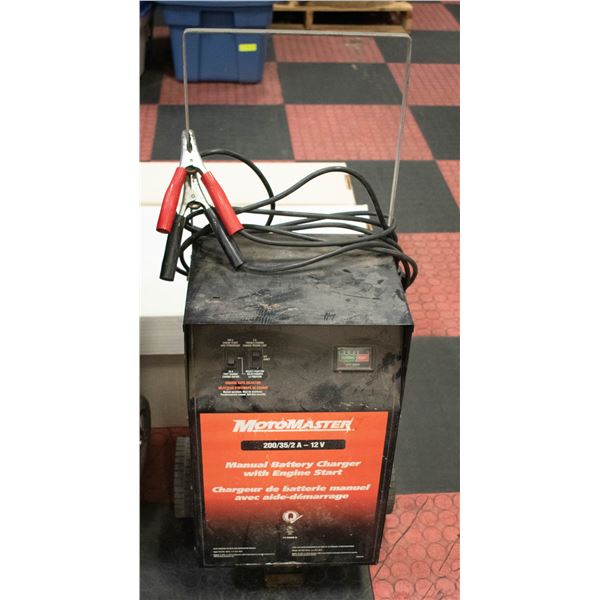 MOTO MASTER MANUAL BATTERY CHARGER WITH