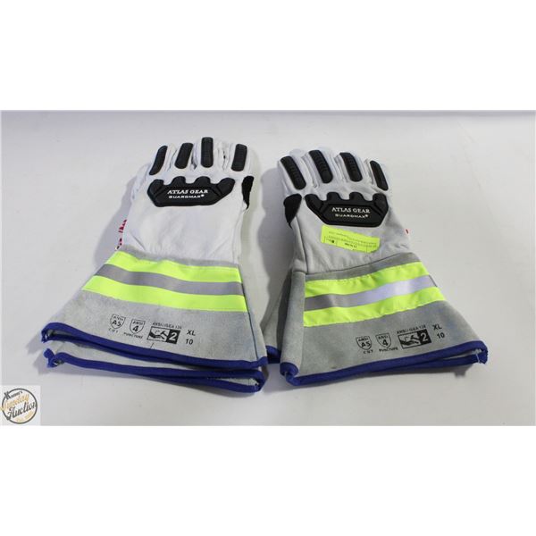 XL INSULATED LEATHER GLOVES TOGETHER-ESTATE