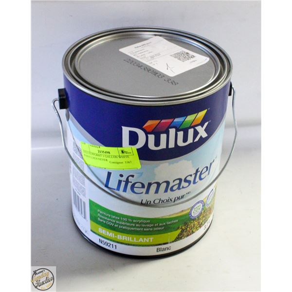 DELUX PPG8447 1 GALLON WHITE PAINT (2024 NEVER