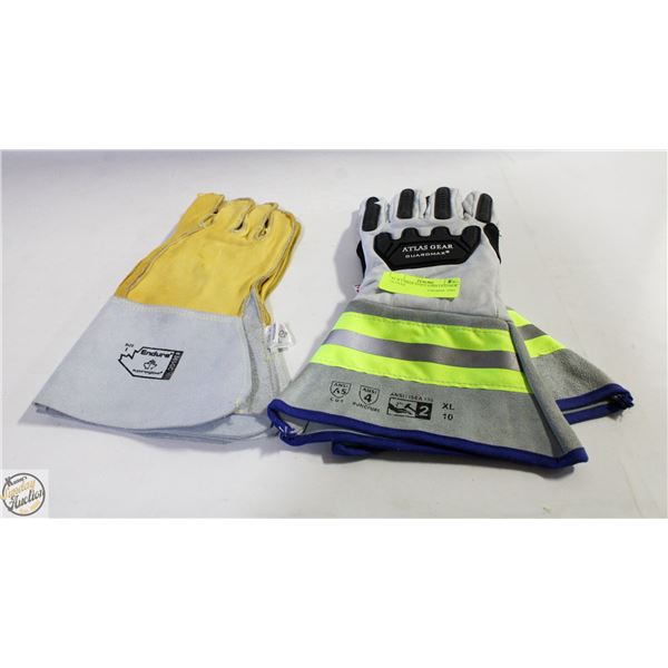 XL & LARGE INSULATED LEATHER GLOVES