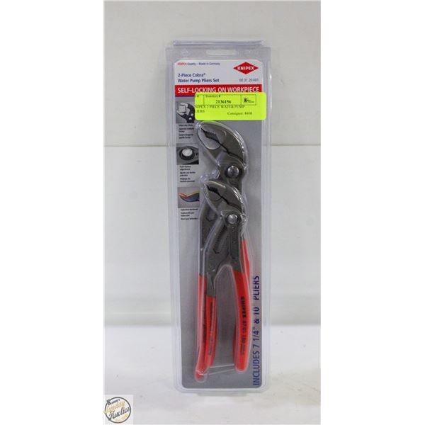 KNIPEX 2 PIECE WATER PUMP PLIERS