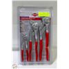 Image 1 : KNIPEX 3 PIECE PLIERS WRENCH SET RATCHETING