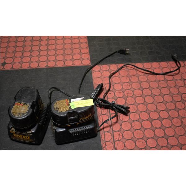 TWO 18V DEWALT CHARGER & BATTERY