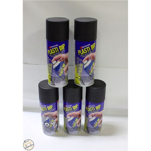 5PK PLASTIC DIP SPRAY