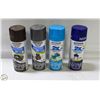 Image 1 : 4PK RUSTOLEUM SPRAY PAINT