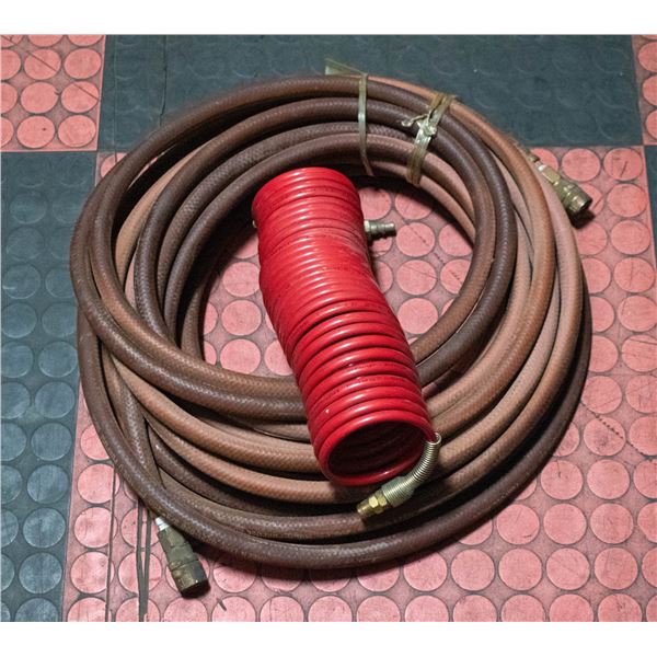 50 FT OF AIR HOSE + SPRING AIR HOSE