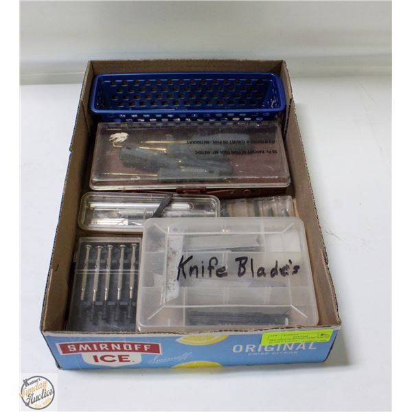 PRICISION SCREWDRIVERS, XACTO BLADES, KNIVES