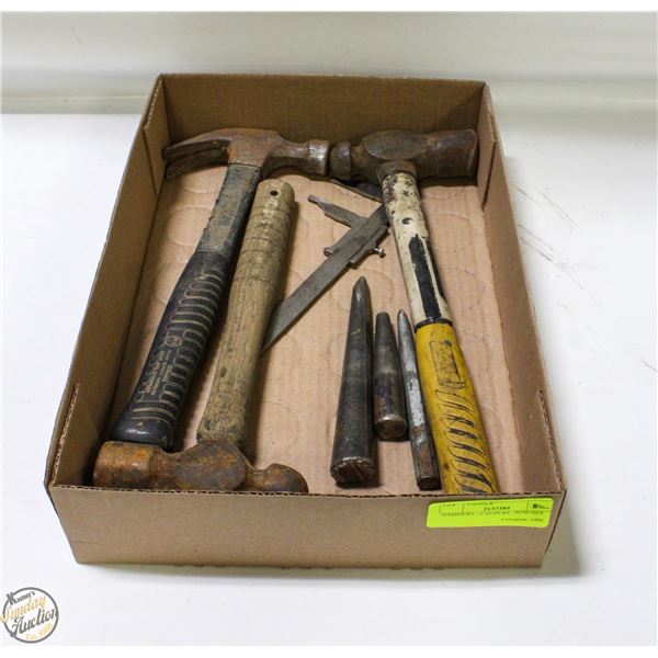 HAMMERS, CALIPERS, PUNCHES