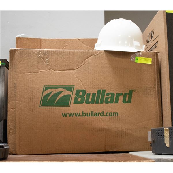 BOX OF NEW CSA APPROVED HARD HATS