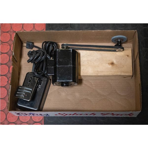 BENCH GRINDER / SHARPENER PEDAL OPERATED