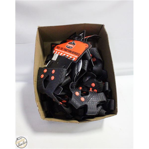 LOT OF ERGODYNE TREX ICE TRACTION DEVICES SZ LRG