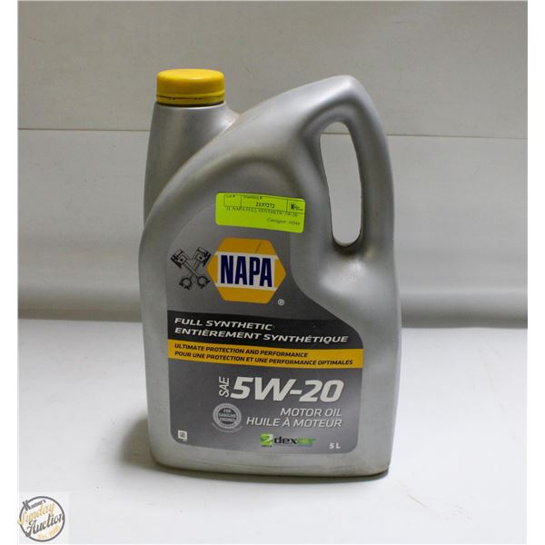 5L NAPA FULL SYNTHETIC 5W-20