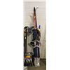 Image 1 : 2 PAIRS OF CROSS COUNTRY SKIS & POLES