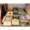 Image 1 : PALLET OF RECORDS: ROCK, POP, COUNTRY & MORE