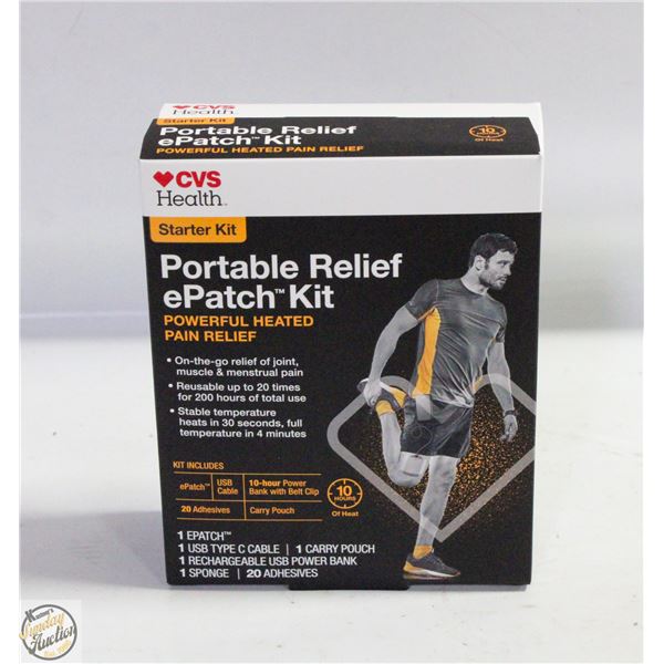 CVS HEALTH STARTER KIT PORTABLE RELIEF EPATCH KIT