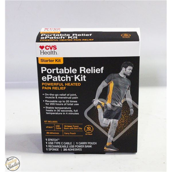 CVS HEALTH STARTER KIT PORTABLE RELIEF EPATCH KIT