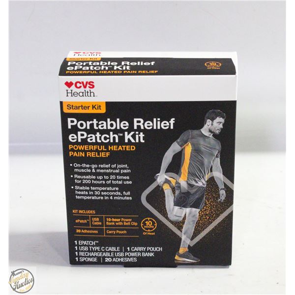 CVS HEALTH STARTER KIT PORTABLE RELIEF EPATCH KIT