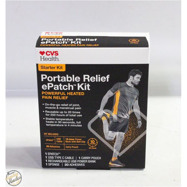 CVS HEALTH STARTER KIT PORTABLE RELIEF EPATCH KIT