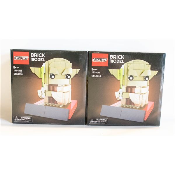 2 YODA STAR WARS LEGOLIKE KITS