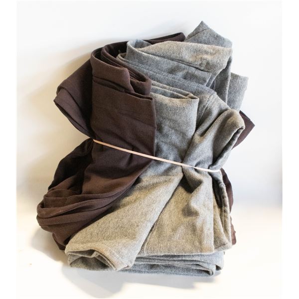 NEW BELLA YOGA PANTS 1GREY 1CHOC SIZE XL