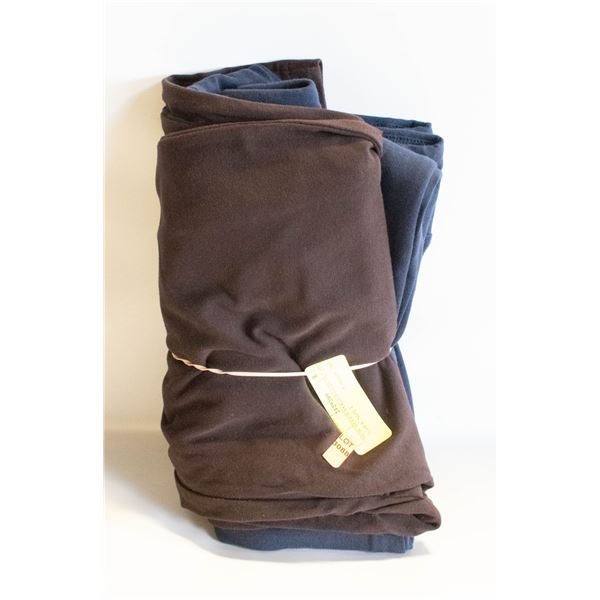 NEW BELLA YOGA PANTS 1NAVY 1CHOC SIZE L