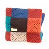 Image 1 : HAND-CROCHETED AUTUMN-COLORS SQUARES