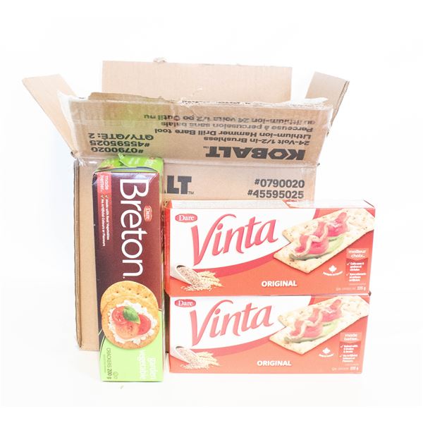 DARE BRETON VINTA CRACKER VARIETY PACK 5 BOXSES
