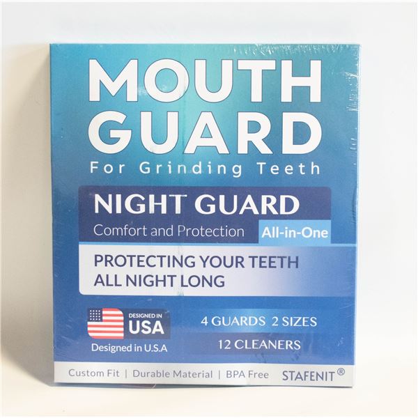 MOUTH GUARD 4 GUARDS, CLEANERS