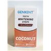 Image 1 : GENKENT TEETH WHITENING STRIPS COCONUT