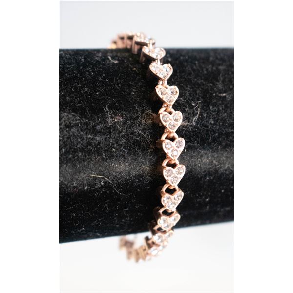 ESTATE HEART STRING CHAIN GP BRACELET