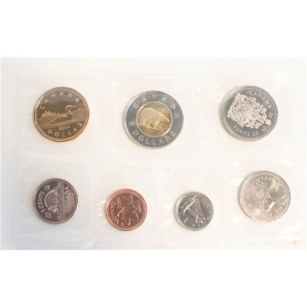 2000 CANADA BRILLIANT UNCIRCULATED RCM COIN SET