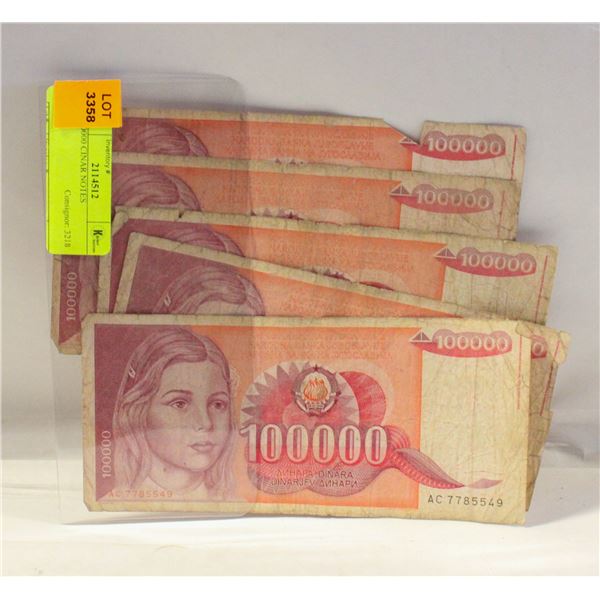 5X100000 CINAR NOTES