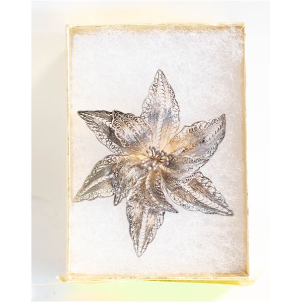 STERLING SILVER BROOCH