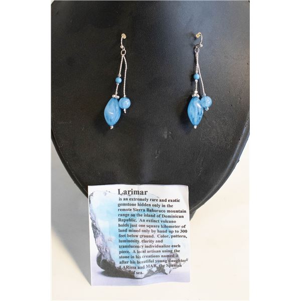 HANDMADE EARRINGS (LARAMIR) RARE TO MOUNTAINS