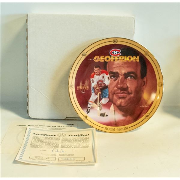 BERNIE GEOFFRION "BOOM BOOM" CANADIENS