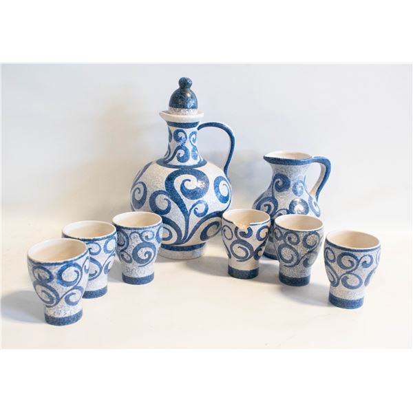 8 PC POTTERY SET